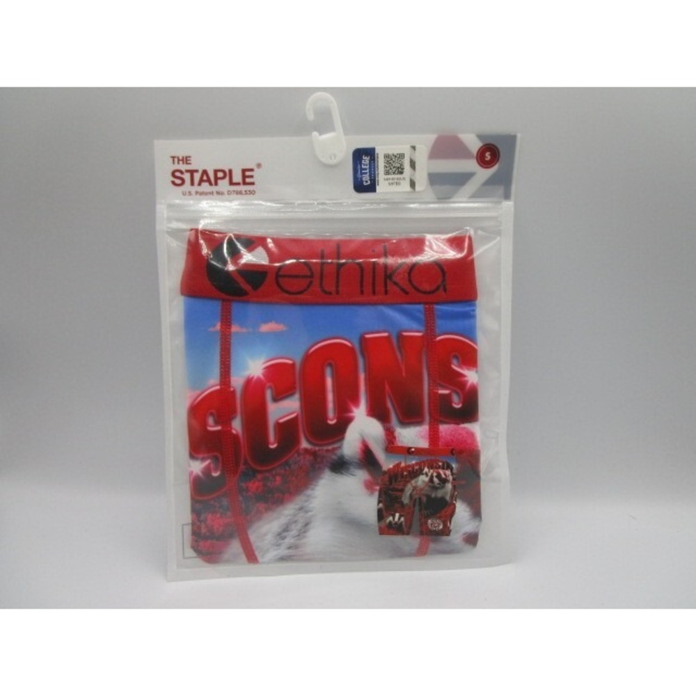 Ethika The Staple Wisconsin Badgers NCAA Men's Small 28-30 Boxer Briefs